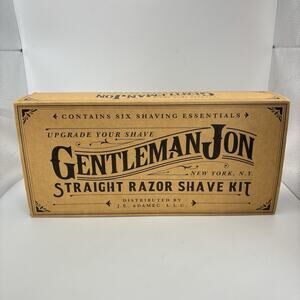 Gentleman Jon Complete Wet Shave Kit | Includes 6 Traditional Shaving Products